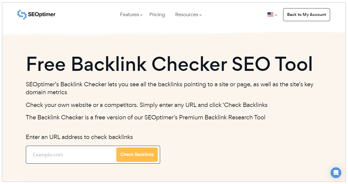 Backlink checker værktøj